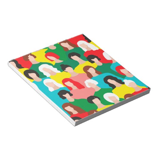 Girl-Power Notizblock (angewinkelt)