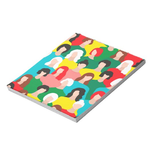 Girl-Power Notizblock (Rotiert)