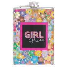 Girl-Power | Pink Girly Beautiful Wildblume Frauen