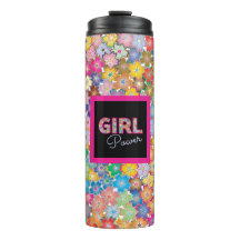 Girl-Power | Pink Girly Beautiful Wildblume Frauen