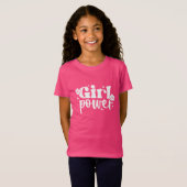 Girl Power Pink T-Shirt (Vorne ganz)
