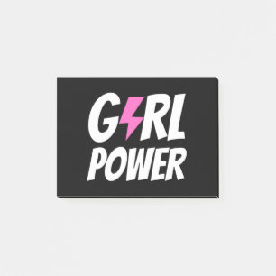 Girl-Power Post-it Klebezettel