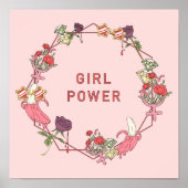 Girl-Power Poster (Vorne)