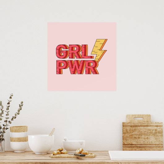 Girl-Power Poster (Küche)