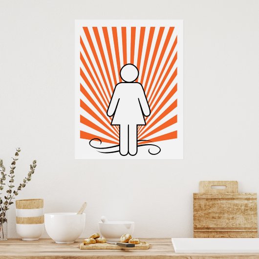 Girl-Power Poster (Küche)