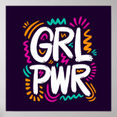 Girl-Power Poster (Vorne)