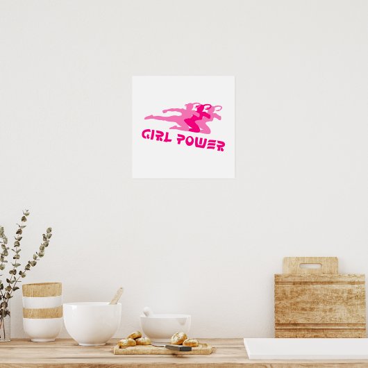 Girl-Power Poster (Küche)