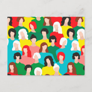 Girl-Power Postkarte