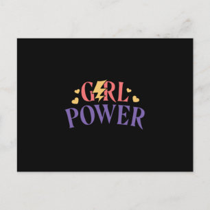 Girl-Power Postkarte
