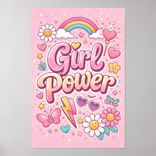 Girl Power Printable Poster (Vorne)