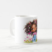 Girl Power Quirky Girl Tasse (Vorderseite Links)