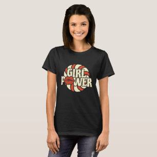 Girl Power – Retro Feminismus mit Selbstbewusstsei T-Shirt