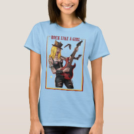 Girl Power Rock – Rock wie ein Mädchen T-Shirt