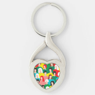 Girl-Power Schlüsselanhänger