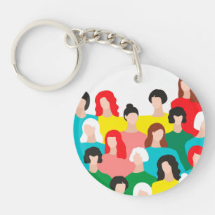 Girl-Power Schlüsselanhänger