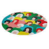 Girl-Power Schneidebrett (Ecke)