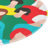 Girl-Power Schneidebrett (Ecke)