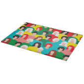 Girl-Power Schneidebrett (Ecke)