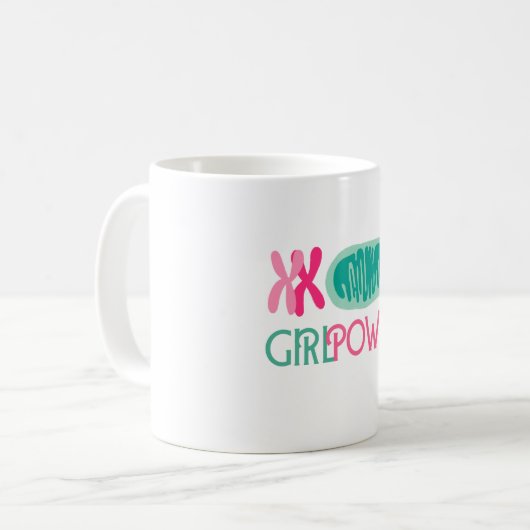 Girl-Power (Science Witke) Kaffeetasse (Vorderseite Links)