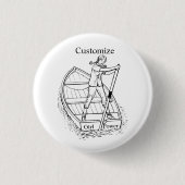 Girl Power Sculling Boat Thunder_Cove Button (Vorderseite)