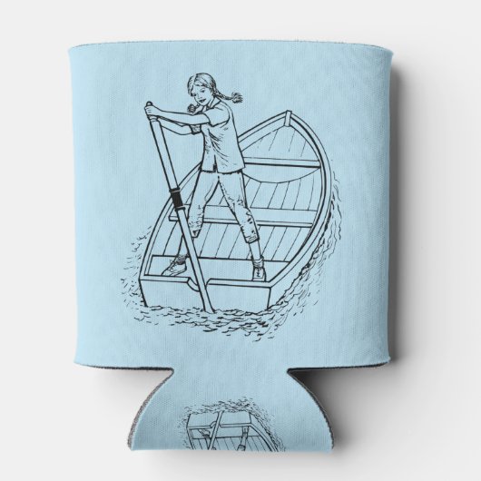 Girl Power Sculling Boat Thunder_Cove Dosenkühler (Rückseite)