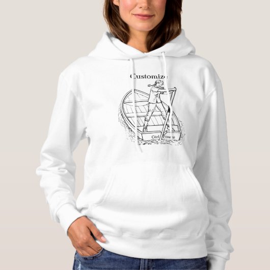 Girl Power Sculling Boat Thunder_Cove Hoodie (Vorderseite)