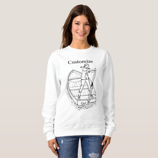 Girl Power Sculling Boat Thunder_Cove Sweatshirt (Vorne ganz)