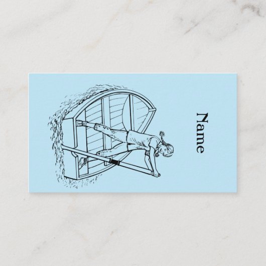 Girl Power Sculling Boat Thunder_Cove Visitenkarte (Rückseite)