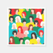 Girl-Power Serviette (Vorderseite)