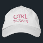Girl Power Simple Modern Typografy Custom Bestickte Baseballkappe<br><div class="desc">Girl Power Simple Modern Typografy Custom Sticktier Baseball Cap bietet die einfache moderne bestickte Text "Girl Power". Perfekt als Geschenk für Cousin,  Schwester,  Mutter und mehr. Erstellt von Evco Studio www.zazzle.com/store/evcostudio</div>
