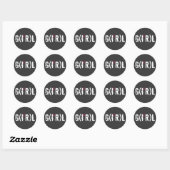 Girl Power Stickers (Blatt)