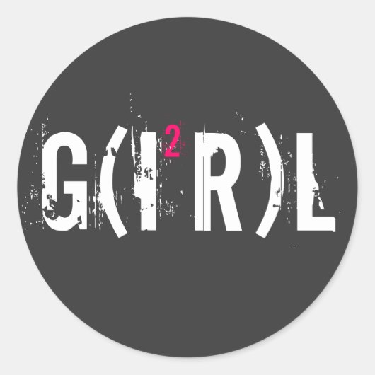 Girl Power Stickers (Vorderseite)