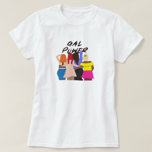 Girl-Power T-Shirt (Design vorne)