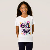 Girl-Power T-Shirt (Vorne ganz)