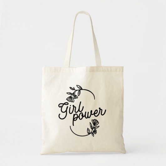 Girl-Power-Tasche Tragetasche (Vorne)
