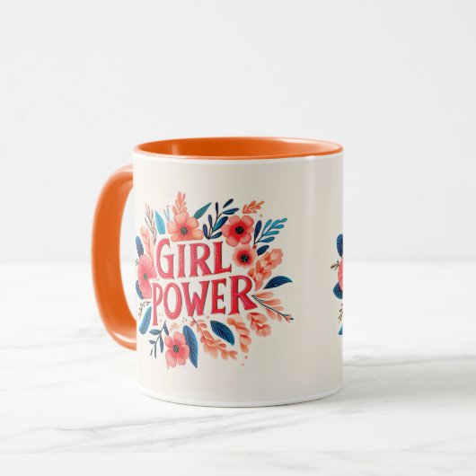 Girl-Power Tasse (Vorderseite Links)