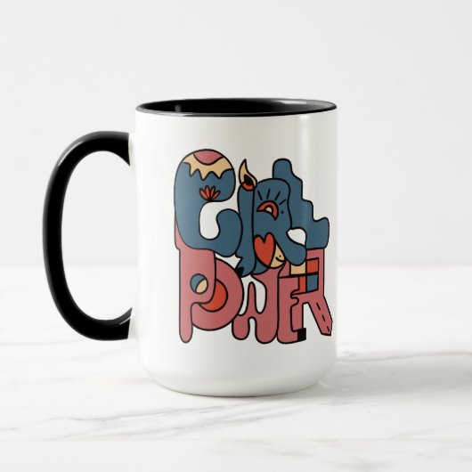 Girl-Power Tasse (Links)