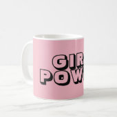 GIRL-POWER-Tasse Kaffeetasse (Vorderseite Links)