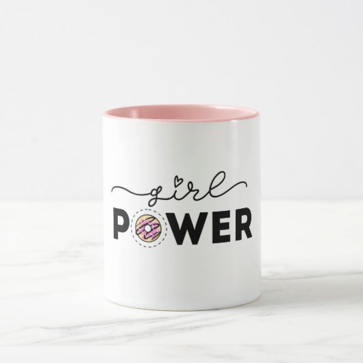 Girl-Power-Tasse Tasse (Zentrum)