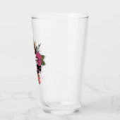 Girl Power Tattoo Style Glas (Links)