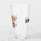 Girl-Power-Textdesign mit Sternen Glas (Links)