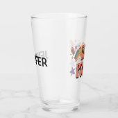 Girl-Power-Textdesign mit Sternen Glas (Rechts)