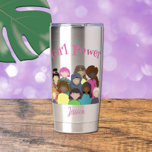 Girl Power Thermal-Tasse Thermobecher