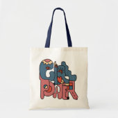 Girl-Power Tragetasche (Vorne)