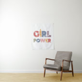 Girl-Power Wandteppich (Beispiel)