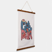 Girl-Power Wandteppich Mit Holzrahmen (Gewinkelt)