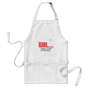 Girl Pray T-Shirt Christliches T-Shirt auf Glaub Schürze