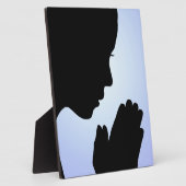 Girl Praying Fotoplatte (Seite)