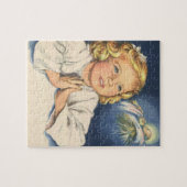 Girl Praying to Jesus Christ, Bedtime Prayers Puzzle (Horizontal)