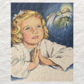 Girl Praying to Jesus Christ, Bedtime Prayers Puzzle